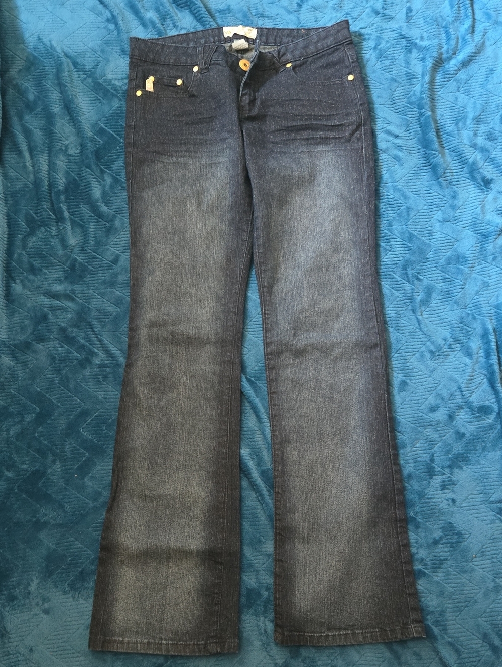 Sparkly Women’s Dark Blue Bootcut Jeans